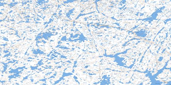 Musclow Lake Topo Map 075O15 at 1:50,000 scale - National Topographic System of Canada (NTS) - Toporama map