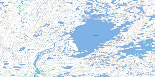 Eyeberry Lake Topo Map 075P02 at 1:50,000 scale - National Topographic System of Canada (NTS) - Toporama map