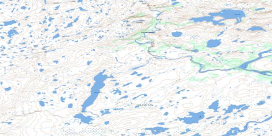 Ford Falls Topo Map 075P10 at 1:50,000 scale - National Topographic System of Canada (NTS) - Toporama map