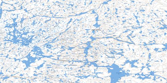 Maze Lake Topo Map 075P13 at 1:50,000 scale - National Topographic System of Canada (NTS) - Toporama map