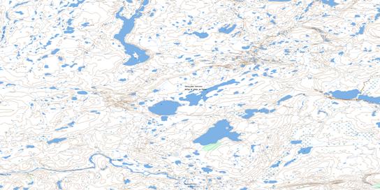Macdonald Falls Topographic map 075P15 at 1:50,000 Scale