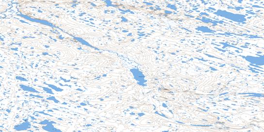 Conrod Lake Topographic map 076A16 at 1:50,000 Scale