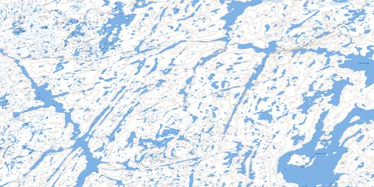 No Title Topo Map 076B01 at 1:50,000 scale - National Topographic System of Canada (NTS) - Toporama map
