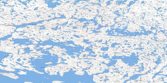 No Title Topo Map 076B03 at 1:50,000 scale - National Topographic System of Canada (NTS) - Toporama map
