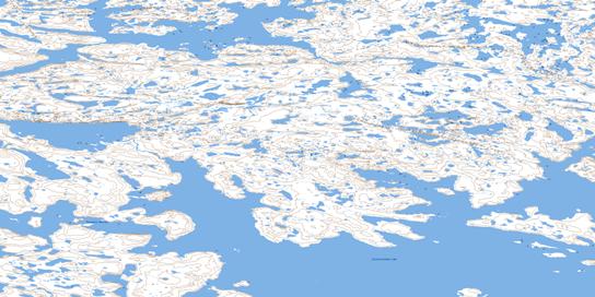 No Title Topo Map 076B04 at 1:50,000 scale - National Topographic System of Canada (NTS) - Toporama map