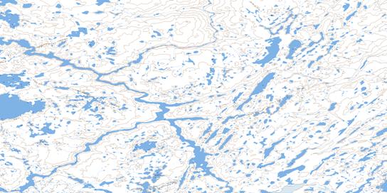 No Title Topo Map 076B08 at 1:50,000 scale - National Topographic System of Canada (NTS) - Toporama map