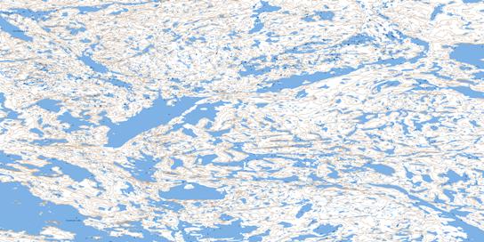 No Title Topo Map 076B12 at 1:50,000 scale - National Topographic System of Canada (NTS) - Toporama map
