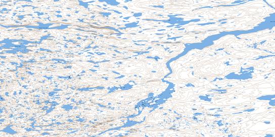 No Title Topo Map 076B13 at 1:50,000 scale - National Topographic System of Canada (NTS) - Toporama map