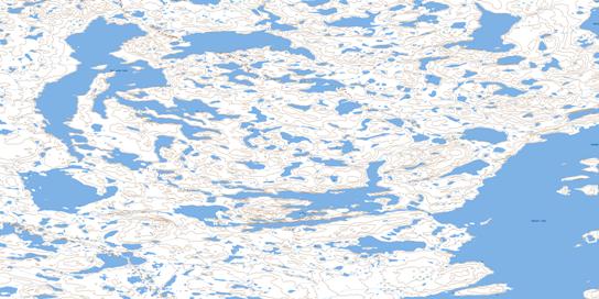 Savannah Lake Topo Map 076C07 at 1:50,000 scale - National Topographic System of Canada (NTS) - Toporama map