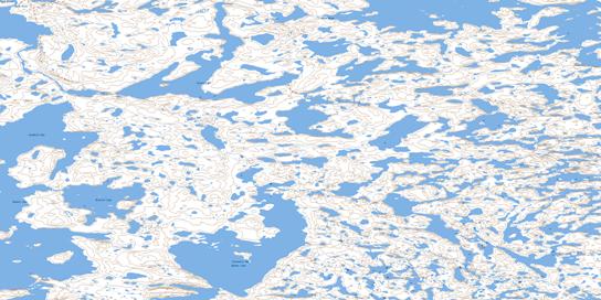 Sussex Lake Topo Map 076C08 at 1:50,000 scale - National Topographic System of Canada (NTS) - Toporama map