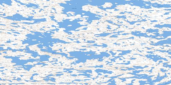 Hardy Lake Topo Map 076C13 at 1:50,000 scale - National Topographic System of Canada (NTS) - Toporama map