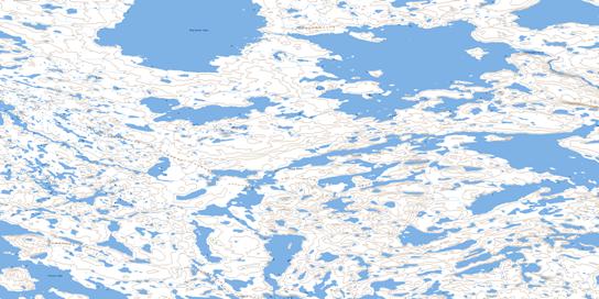Thistle Lake Topo Map 076C15 at 1:50,000 scale - National Topographic System of Canada (NTS) - Toporama map
