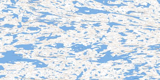 Ursula Lake Topo Map 076D16 at 1:50,000 scale - National Topographic System of Canada (NTS) - Toporama map