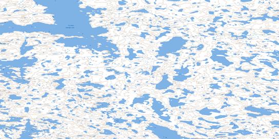 No Title Topo Map 076E01 at 1:50,000 scale - National Topographic System of Canada (NTS) - Toporama map