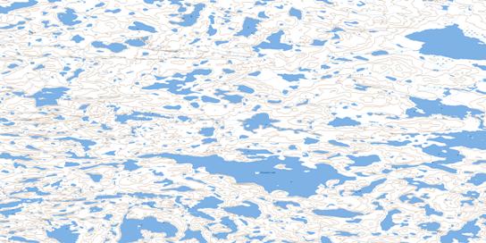 Pelonquin Lake Topo Map 076E06 at 1:50,000 scale - National Topographic System of Canada (NTS) - Toporama map