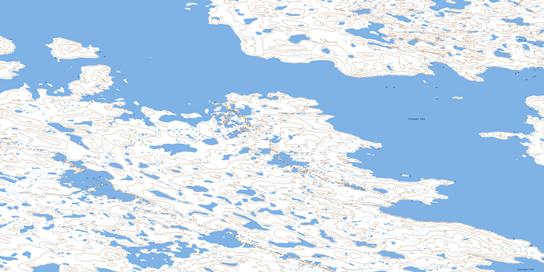 No Title Topo Map 076E10 at 1:50,000 scale - National Topographic System of Canada (NTS) - Toporama map