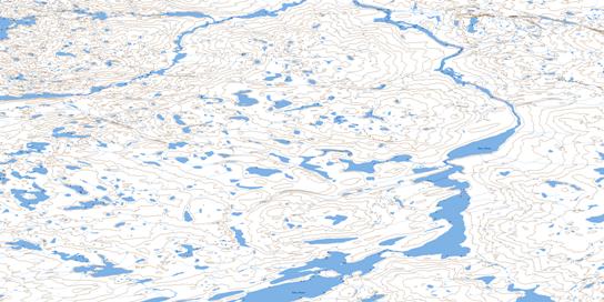 No Title Topo Map 076F10 at 1:50,000 scale - National Topographic System of Canada (NTS) - Toporama map