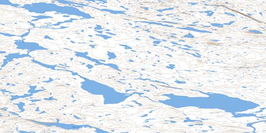 Regan Lake Topo Map 076G04 at 1:50,000 scale - National Topographic System of Canada (NTS) - Toporama map