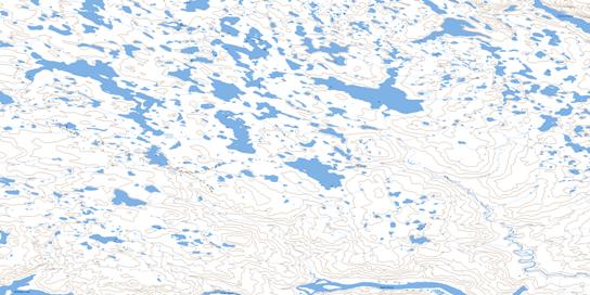 No Title Topo Map 076G08 at 1:50,000 scale - National Topographic System of Canada (NTS) - Toporama map