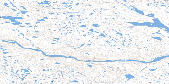 No Title Topo Map 076H03 at 1:50,000 scale - National Topographic System of Canada (NTS) - Toporama map