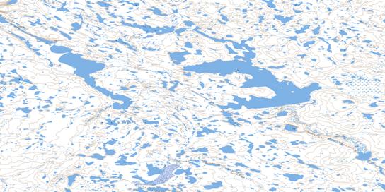 No Title Topo Map 076H05 at 1:50,000 scale - National Topographic System of Canada (NTS) - Toporama map