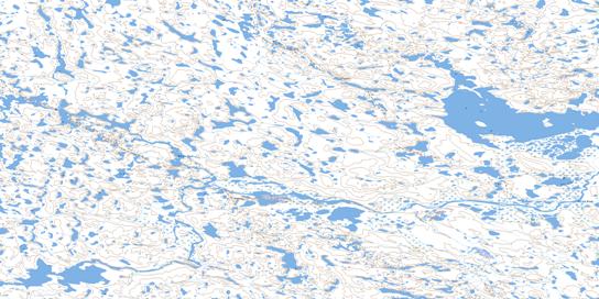 No Title Topographic map 076H16 at 1:50,000 Scale
