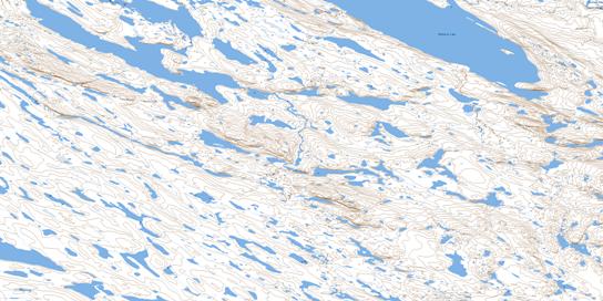 Bathurst Lake Topographic map 076J03 at 1:50,000 Scale