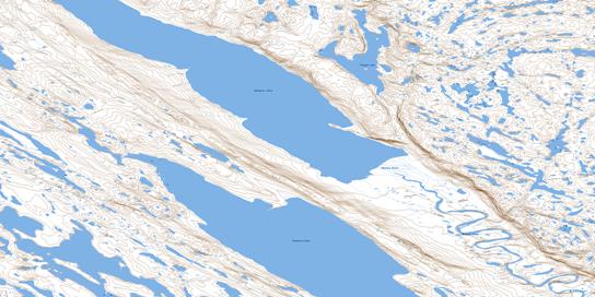 Kenyon Lake Topo Map 076J06 at 1:50,000 scale - National Topographic System of Canada (NTS) - Toporama map