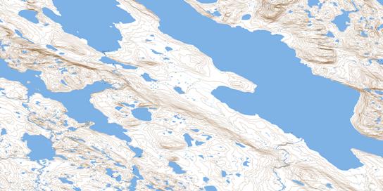 Fishing Creek Topo Map 076J12 at 1:50,000 scale - National Topographic System of Canada (NTS) - Toporama map