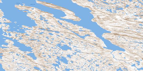 Bear Island Topo Map 076J14 at 1:50,000 scale - National Topographic System of Canada (NTS) - Toporama map