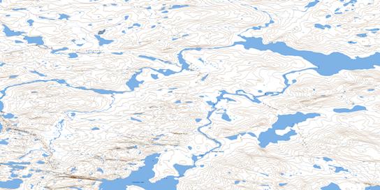 Belanger Rapids Topographic map 076L03 at 1:50,000 Scale