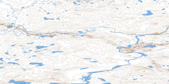 Bellanca Rapids Topographic map 076L08 at 1:50,000 Scale