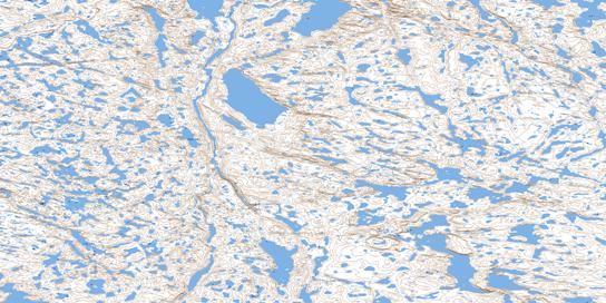 High Lake Topo Map 076M07 at 1:50,000 scale - National Topographic System of Canada (NTS) - Toporama map
