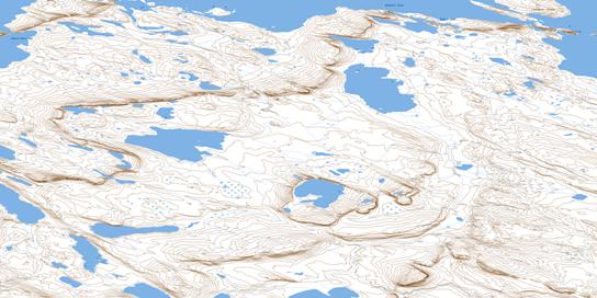 Kater Point Topo Map 076N11 at 1:50,000 scale - National Topographic System of Canada (NTS) - Toporama map