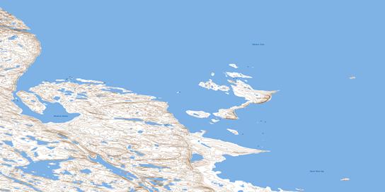 Galena Island Topographic map 076N13 at 1:50,000 Scale