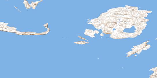Fishers Island Topo Map 076N16 at 1:50,000 scale - National Topographic System of Canada (NTS) - Toporama map