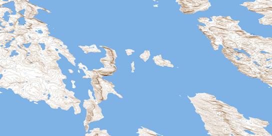North Quadyuk Island Topographic map 076O04 at 1:50,000 Scale