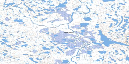No Title Topo Map 076P14 at 1:50,000 scale - National Topographic System of Canada (NTS) - Toporama map
