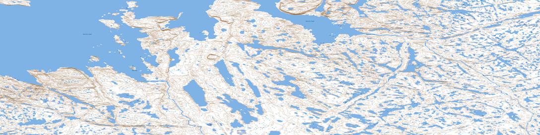 Hope Bay Topo Map 077A03 at 1:50,000 scale - National Topographic System of Canada (NTS) - Toporama map