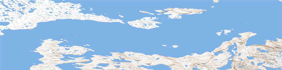 Hurd Islands Topo Map 077A04 at 1:50,000 scale - National Topographic System of Canada (NTS) - Toporama map
