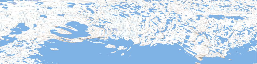 Parry Bay Topo Map 077A05 at 1:50,000 scale - National Topographic System of Canada (NTS) - Toporama map