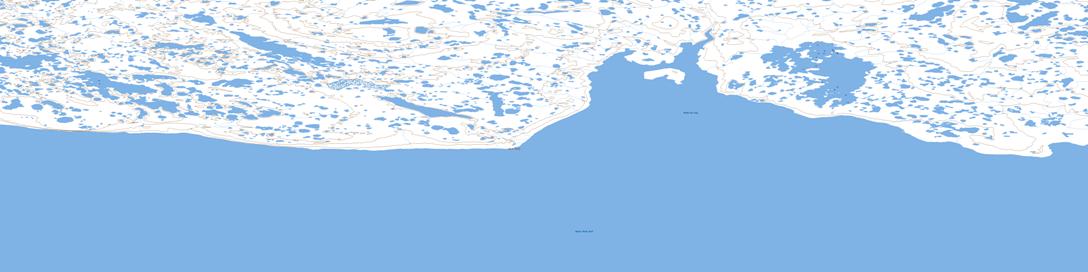 Anderson Bay Topo Map 077A16 at 1:50,000 scale - National Topographic System of Canada (NTS) - Toporama map