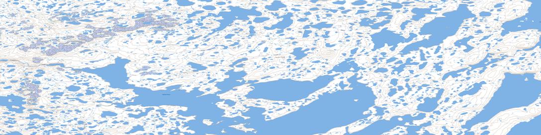 No Title Topo Map 077D16 at 1:50,000 scale - National Topographic System of Canada (NTS) - Toporama map