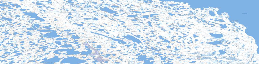 Cape Sverdrup Topo Map 077E16 at 1:50,000 scale - National Topographic System of Canada (NTS) - Toporama map