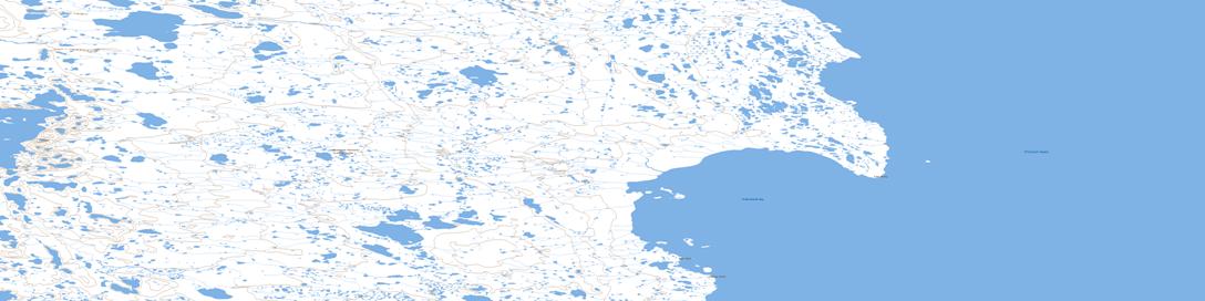 Fredrikshald Bay Topographic map 077H08 at 1:50,000 Scale