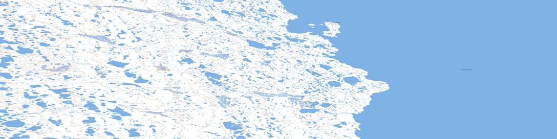 Cape Copenhagen Topo Map 077H09 at 1:50,000 scale - National Topographic System of Canada (NTS) - Toporama map