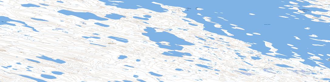 No Title Topo Map 078D03 at 1:50,000 scale - National Topographic System of Canada (NTS) - Toporama map