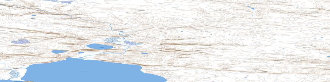 Bridport Inlet Topo Map 078G01 at 1:50,000 scale - National Topographic System of Canada (NTS) - Toporama map