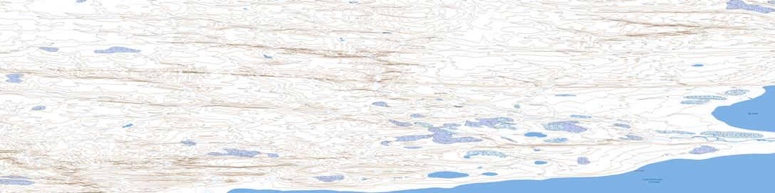 Byam River Topographic map 078H03 at 1:50,000 Scale