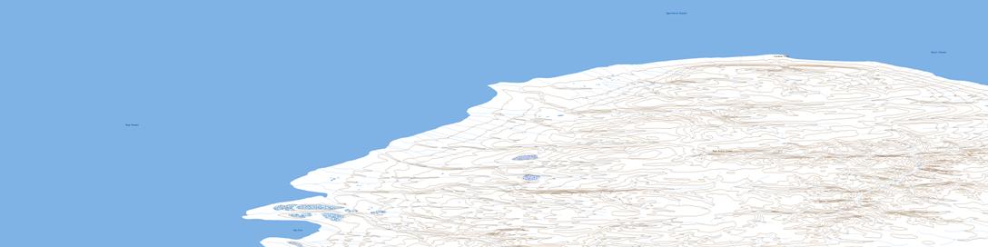 Fanshawe Point Topographic map 078H08 at 1:50,000 Scale